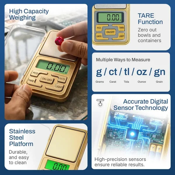 Pocket-Sized Digital Weight Scale
