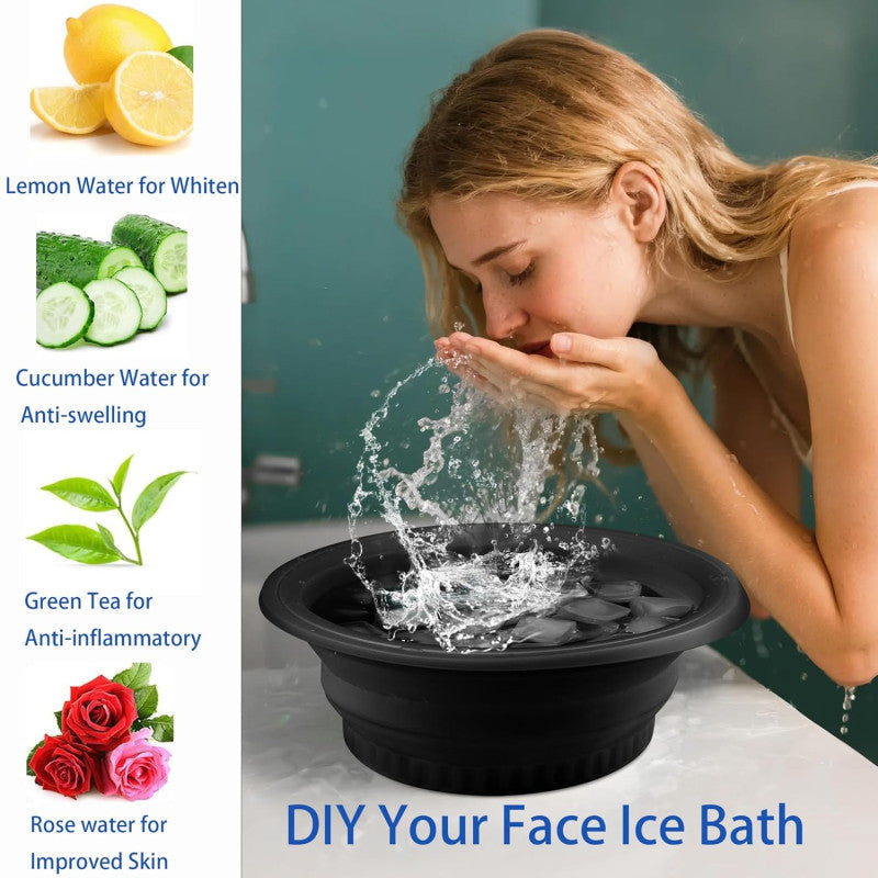 Compact Foldable Facial Ice Bowl