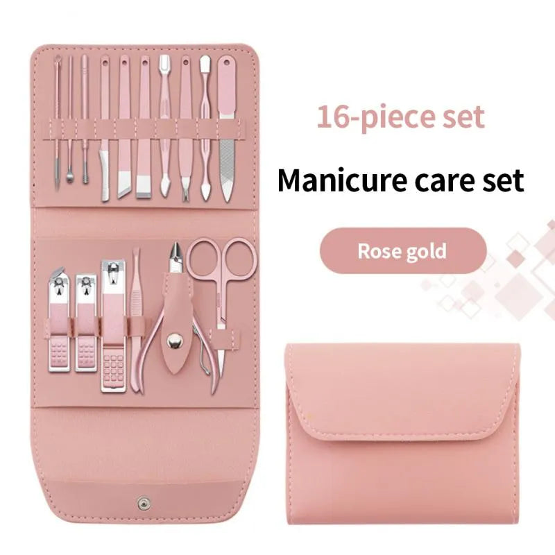 16 Pcs Set Nail Clipper Set