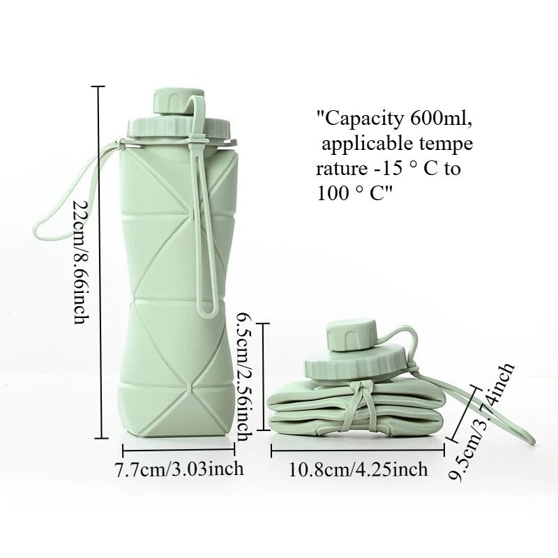 Silicone Foldable Water Bottle
