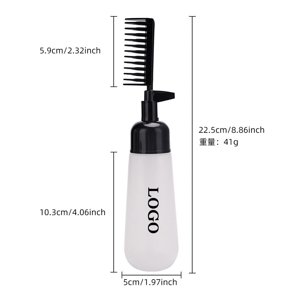 Premium Hair Dye Comb Applicator Bottle