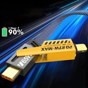 4-in-1 Fast Charging & Data Sync Charging Cable (1-year Warranty)