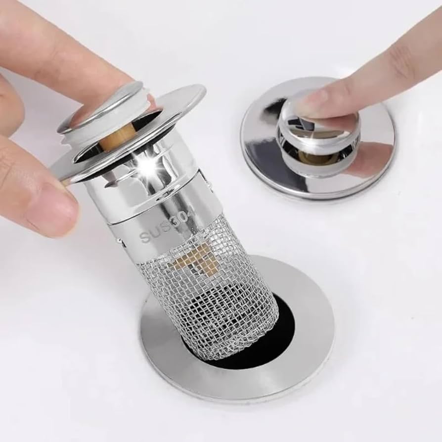 Universal Push Button Water Drain Stopper