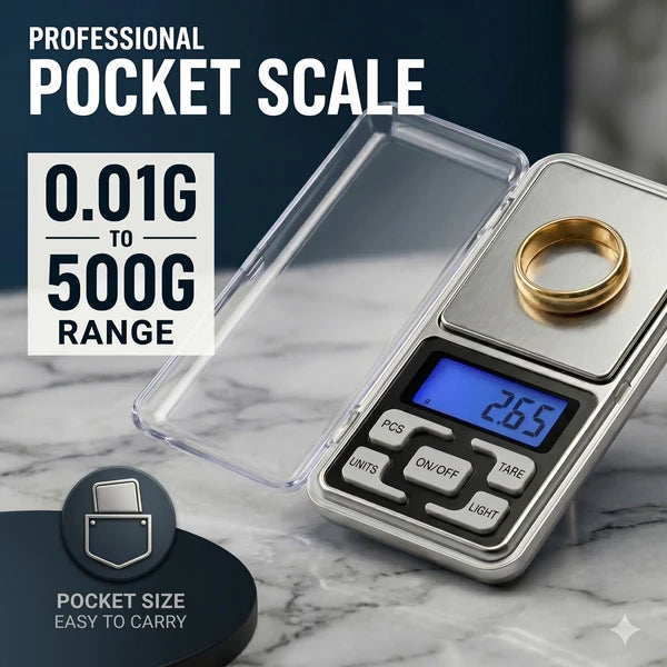 Pocket-Sized Digital Weight Scale