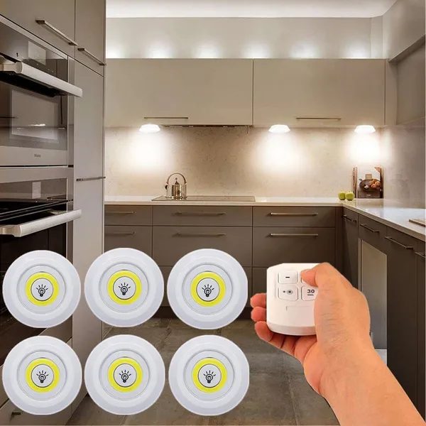 LED Lighting With Remote Control 3 Pcs