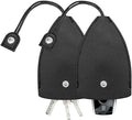 Premium Leather Pull-Out Keychain Organizer