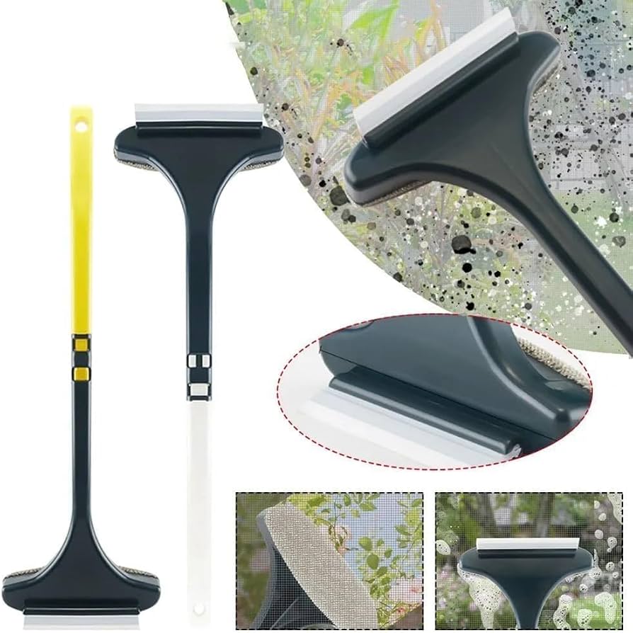 Window Net Cleaning Brush & Wiper