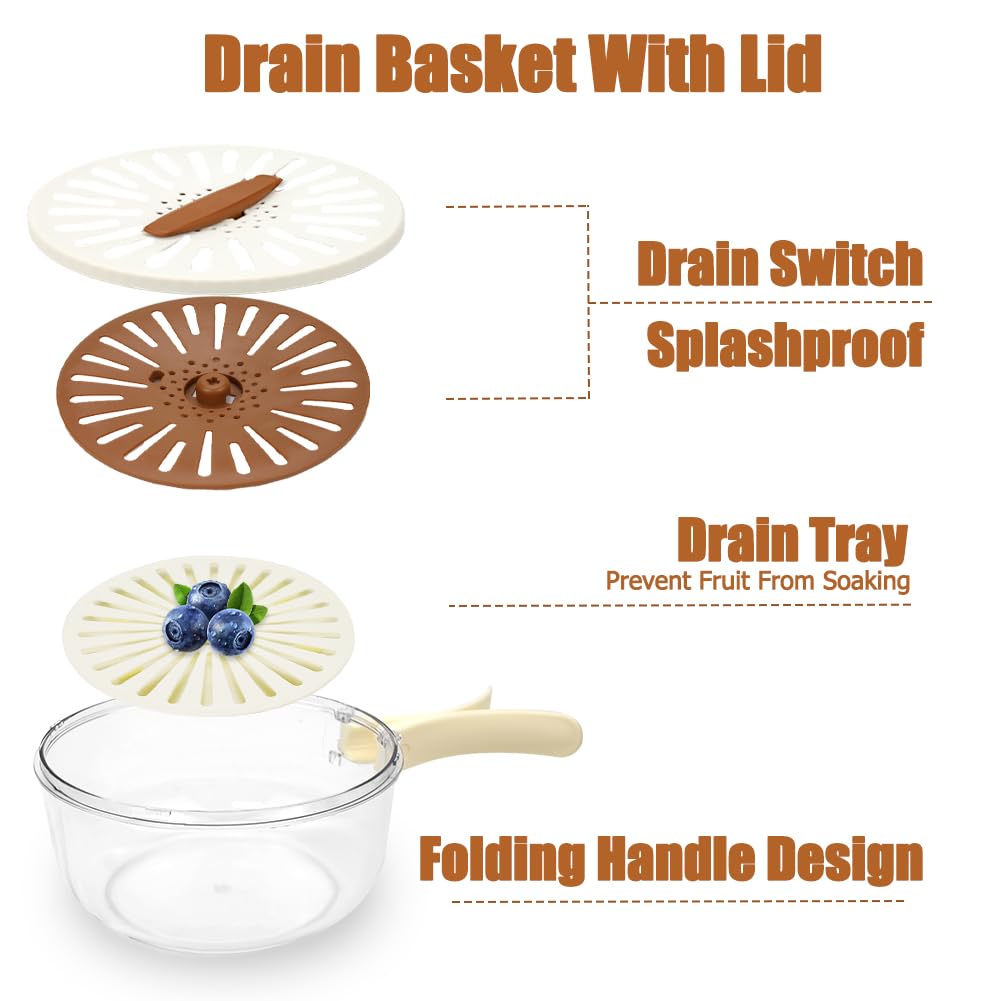 2 In 1 Vegetable Drainer And Strainer (Multi-Functional &amp; Easy To Use)