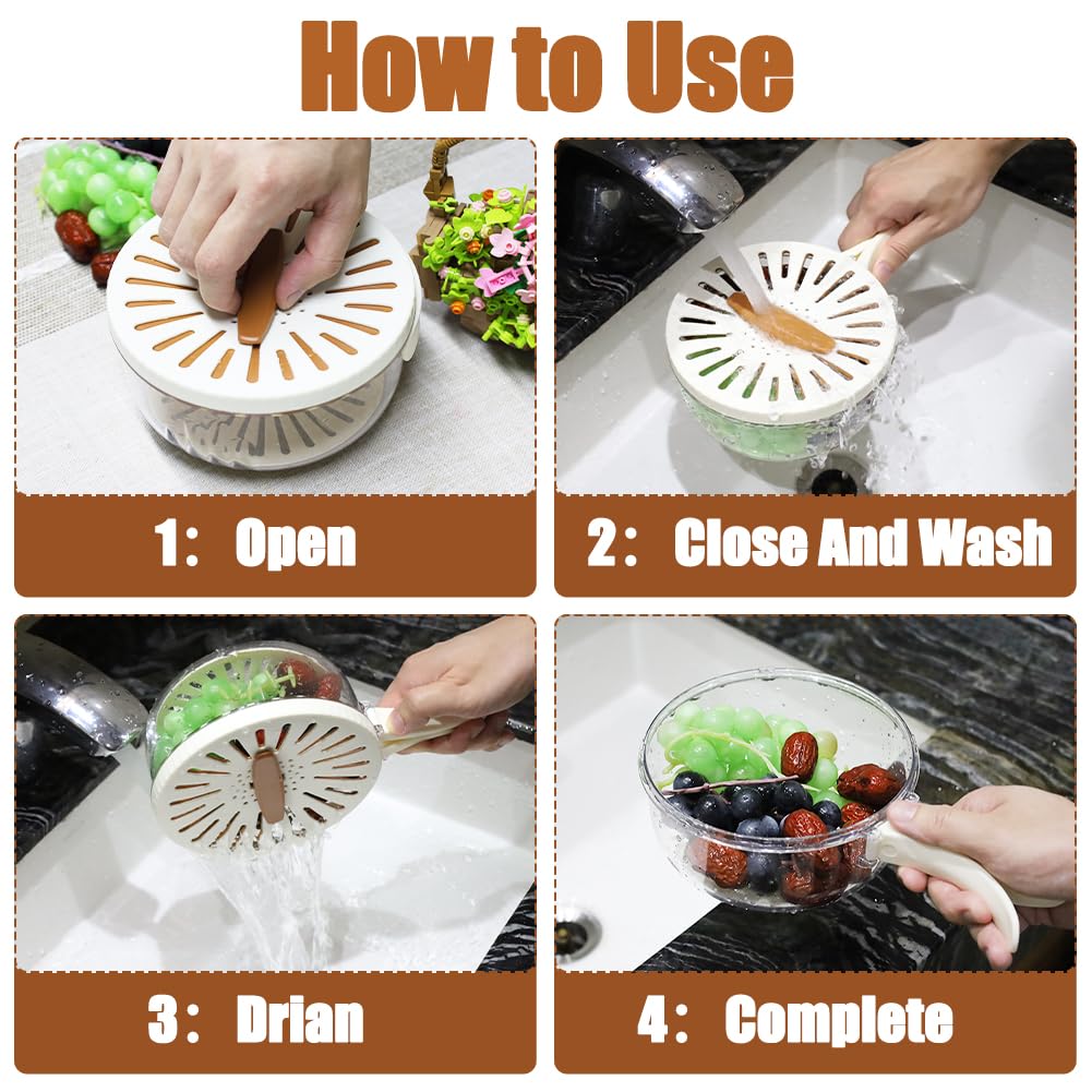 2 In 1 Vegetable Drainer And Strainer (Multi-Functional &amp; Easy To Use)