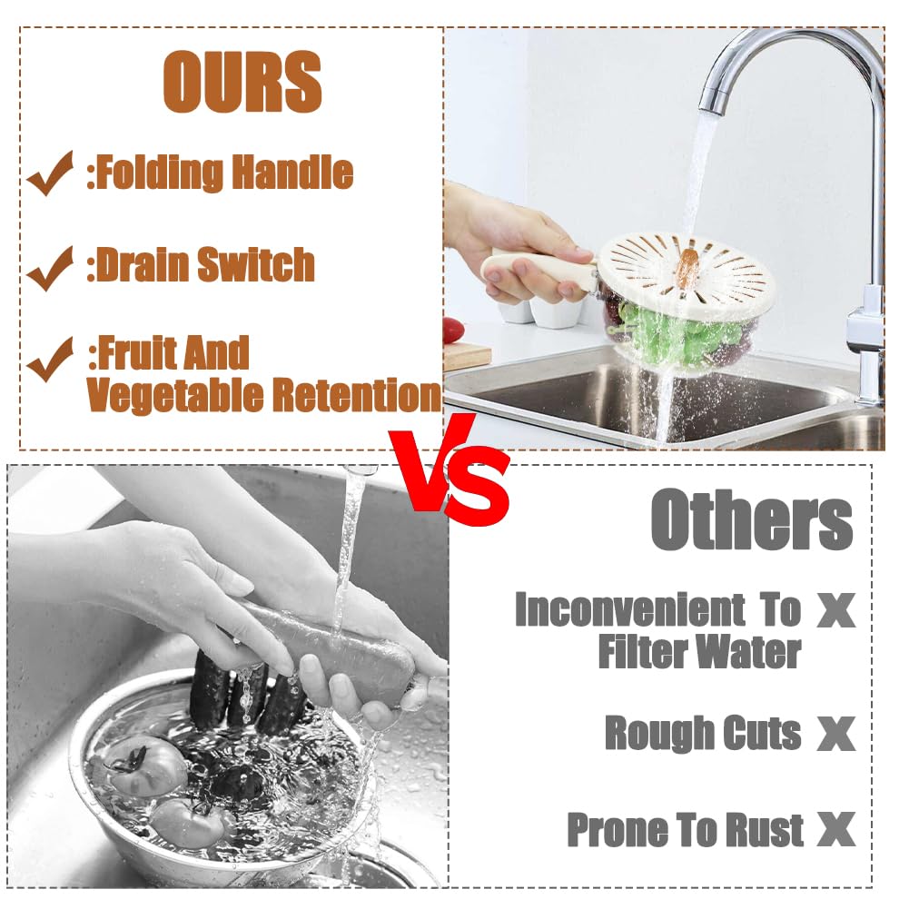 2 In 1 Vegetable Drainer And Strainer (Multi-Functional &amp; Easy To Use)