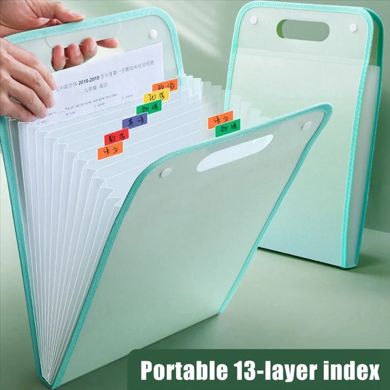 Multi Layer Documents Organizer Bag