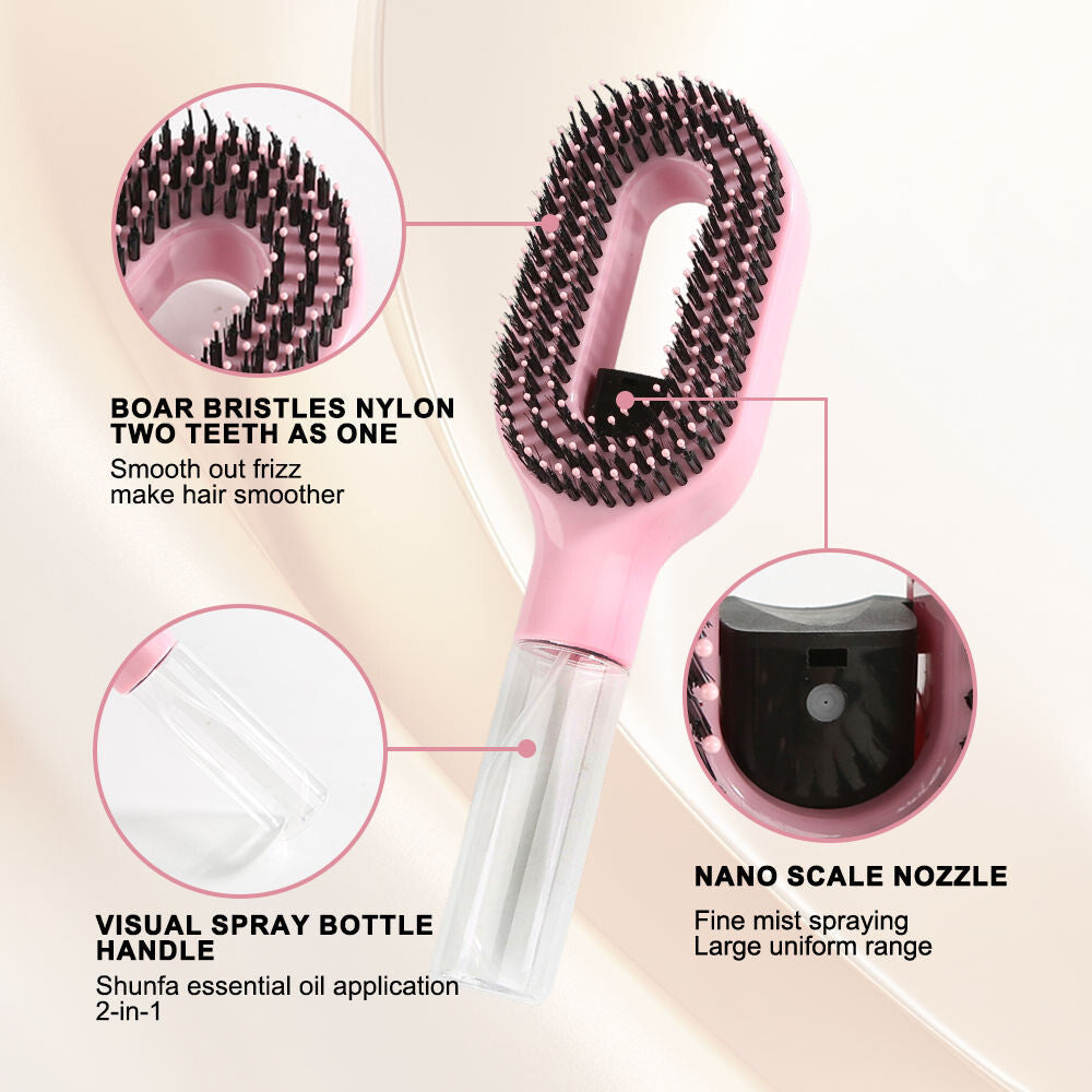 2 in 1 Spray Hair Brush