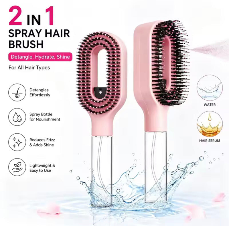 2 in 1 Spray Hair Brush