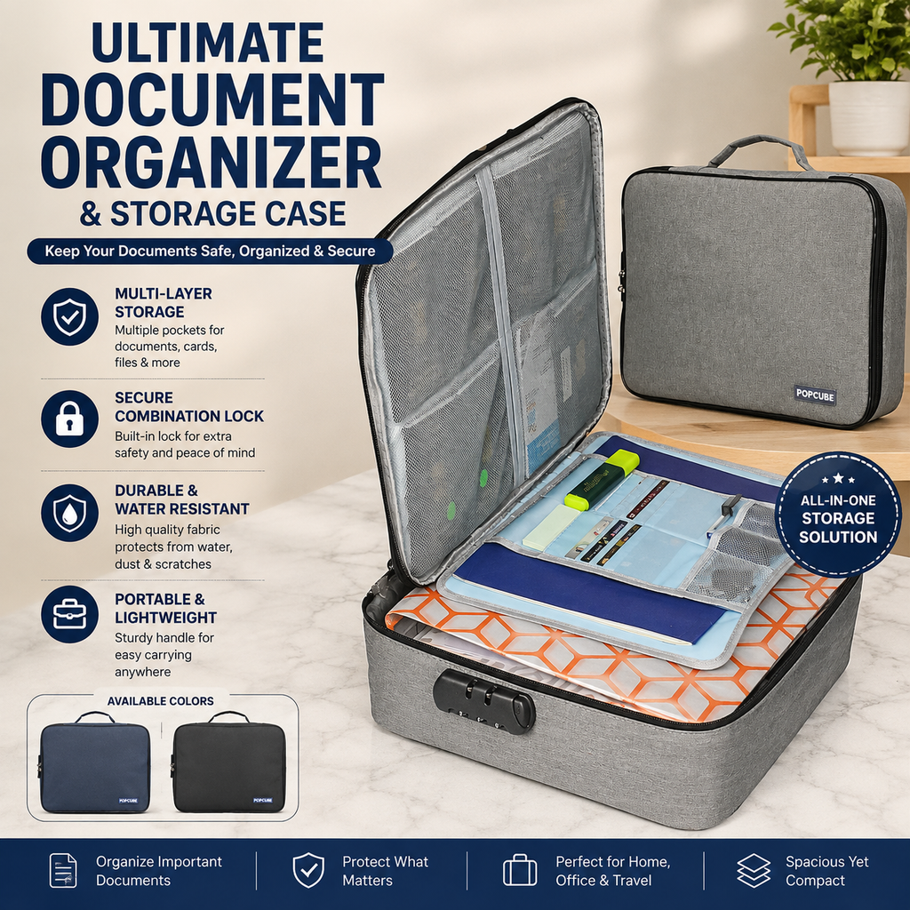Ultimate Document Organizer & Storage Case