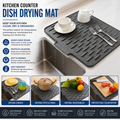 Kitchen Counter Dish Drying Mat
