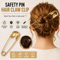 Safety Pin Hair Claw Clip