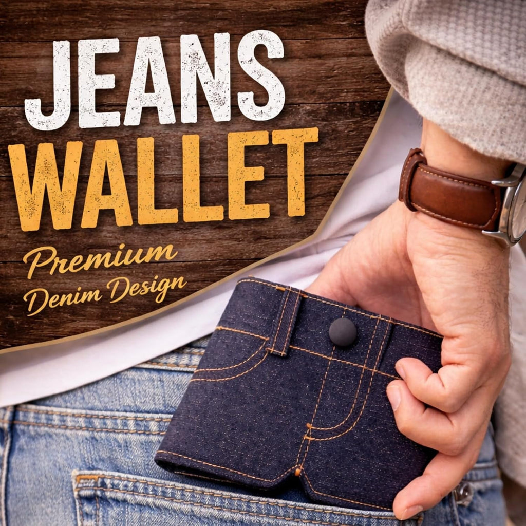 Mini Portable Jeans Wallet
