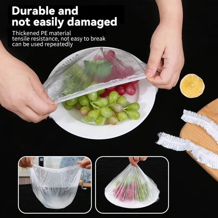 100 PCS Stretchable Food Storage Covers