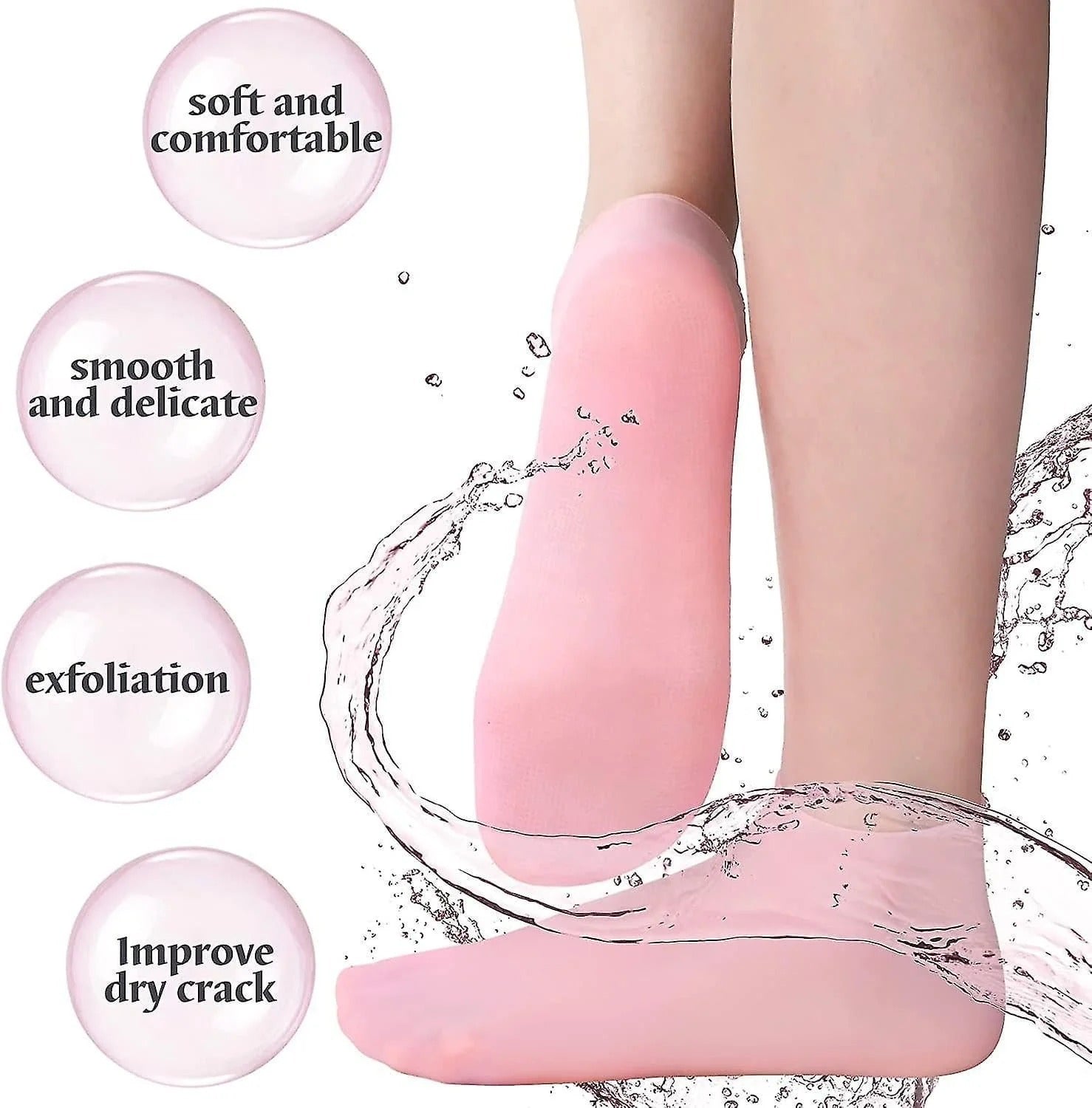 Silicone Moisturising Gloves & Socks