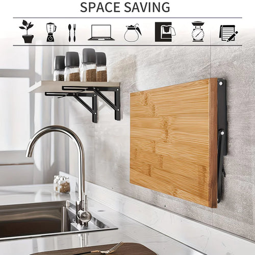 2-Piece Heavy-Duty Adjustable Folding Bracket (8 INCH)