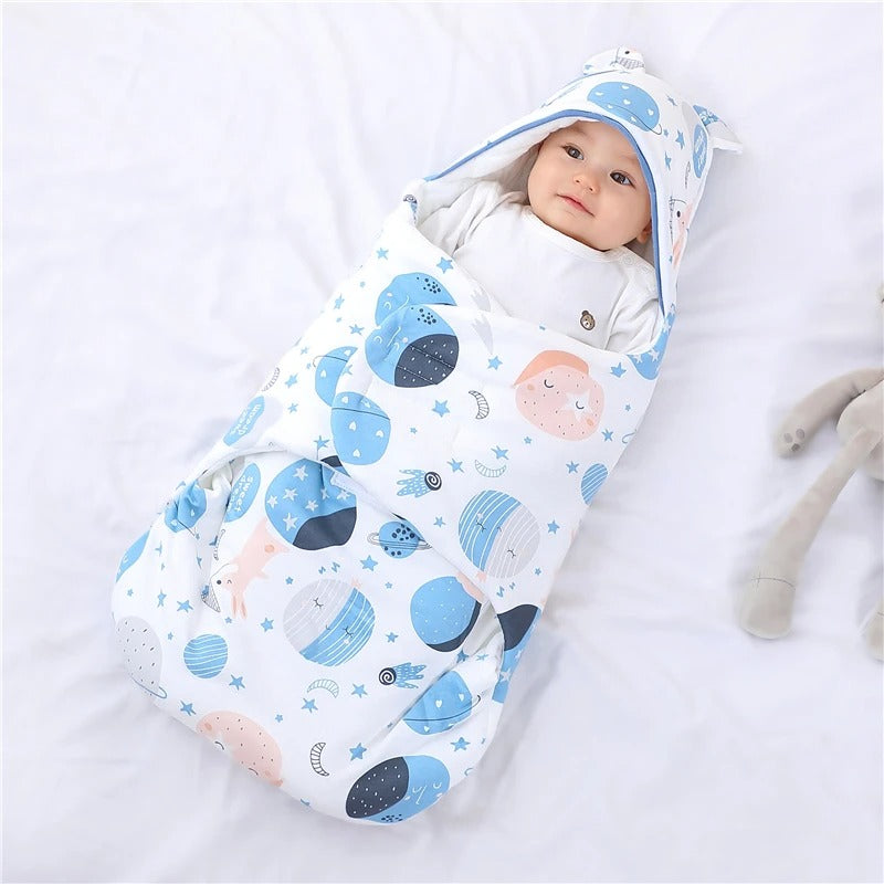 Baby Wrap Blanket + Feeding Spoon (FREE Baby Pacifier)