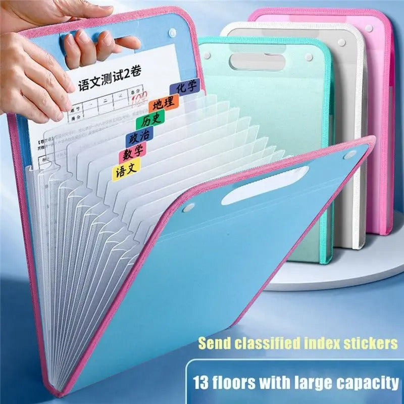 Multi Layer Documents Organizer Bag