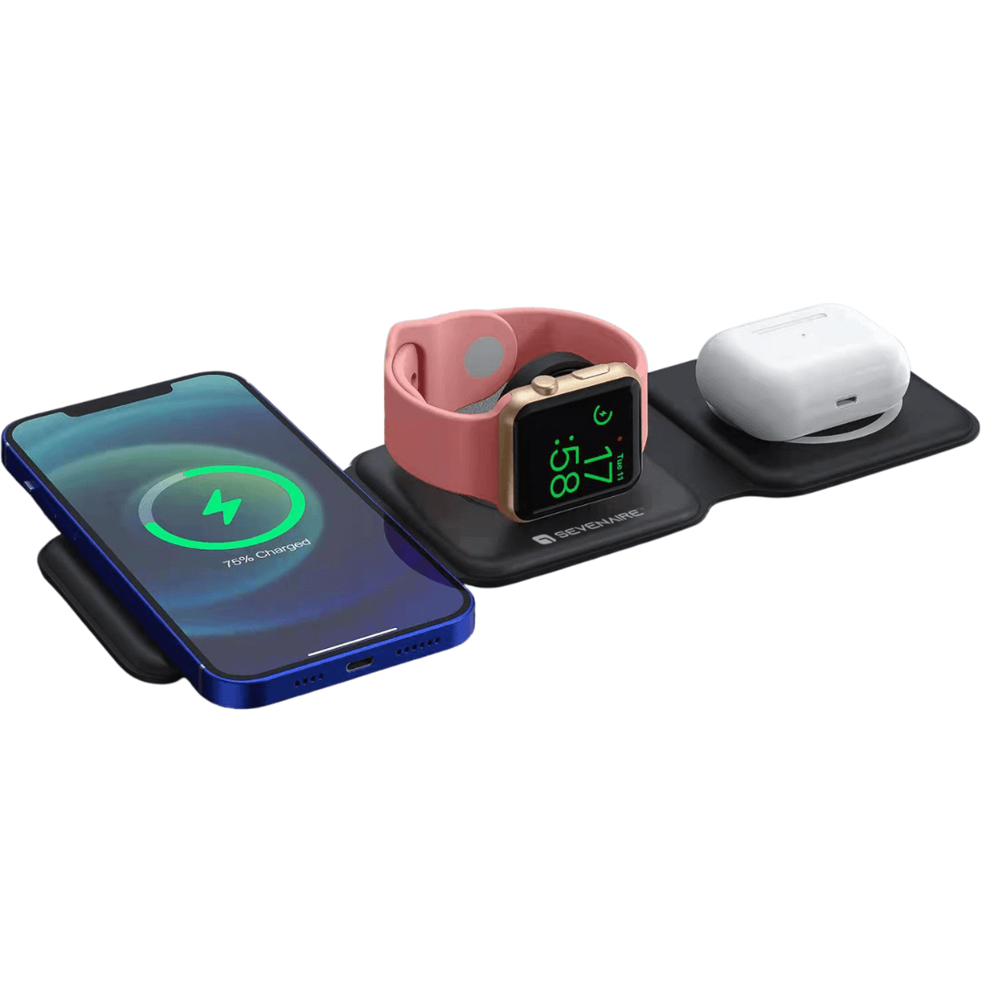 3 in 1 Foldable Wireless Charger (1 year warranty)