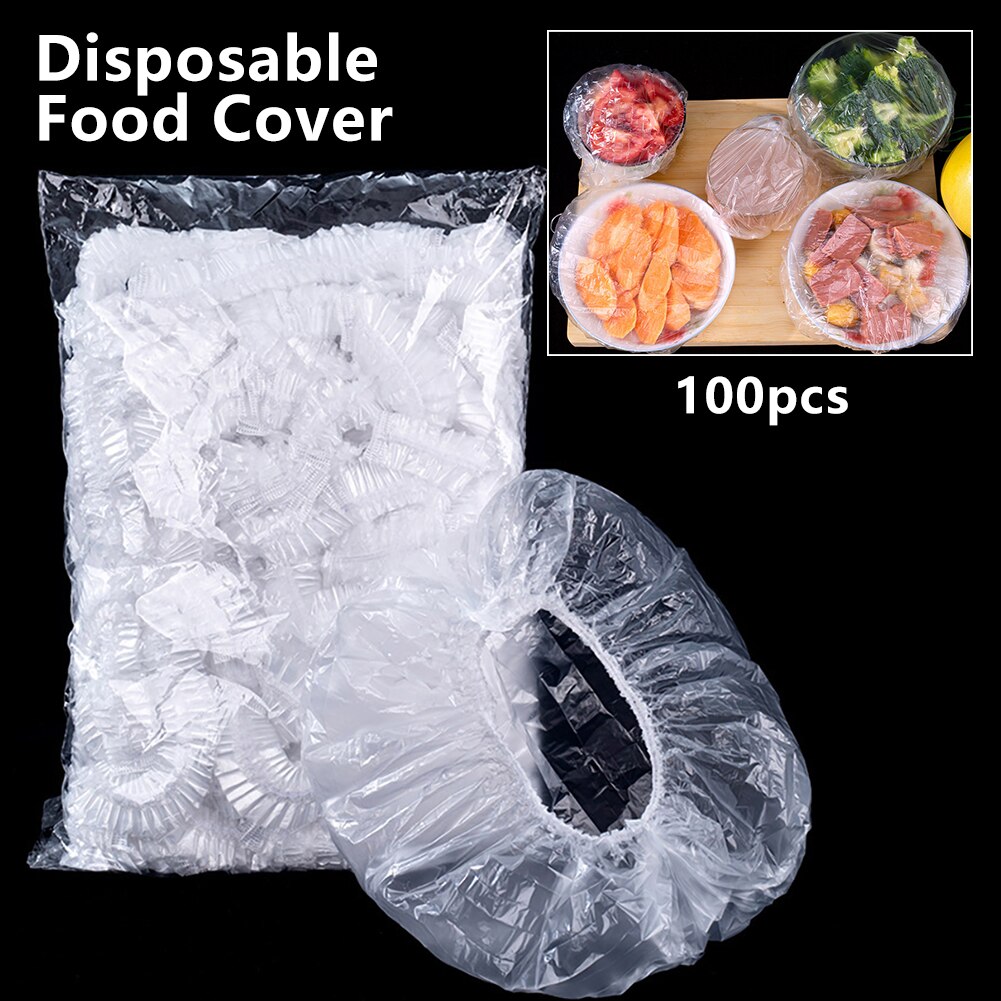 100 PCS Stretchable Food Storage Covers