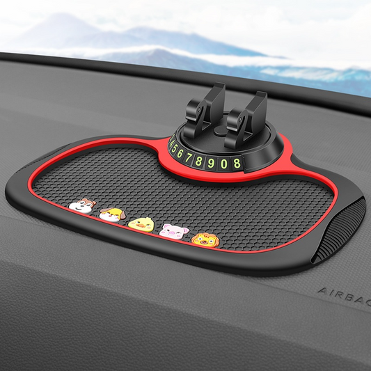 Multi-Functional Car Anti-Slip Mat with 360 Phone Holder