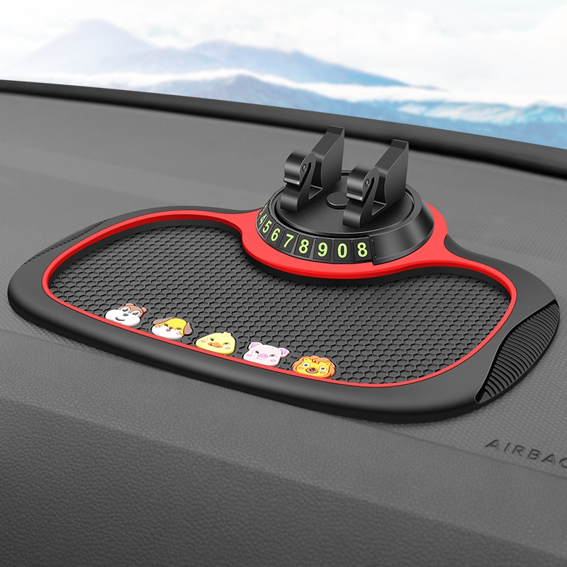 Multi-Functional Car Anti-Slip Mat with 360 Phone Holder – khazinaa