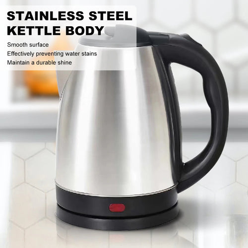 Electric Kettle Stainless Steel  (1 year Warranty)