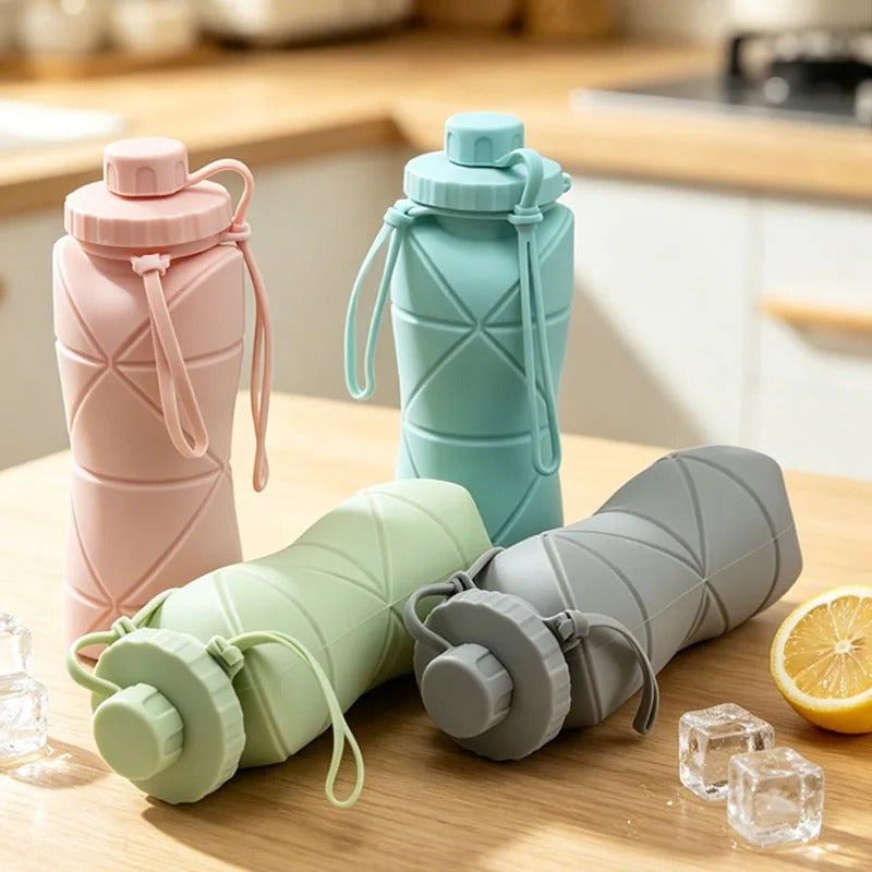 Silicone Foldable Water Bottle