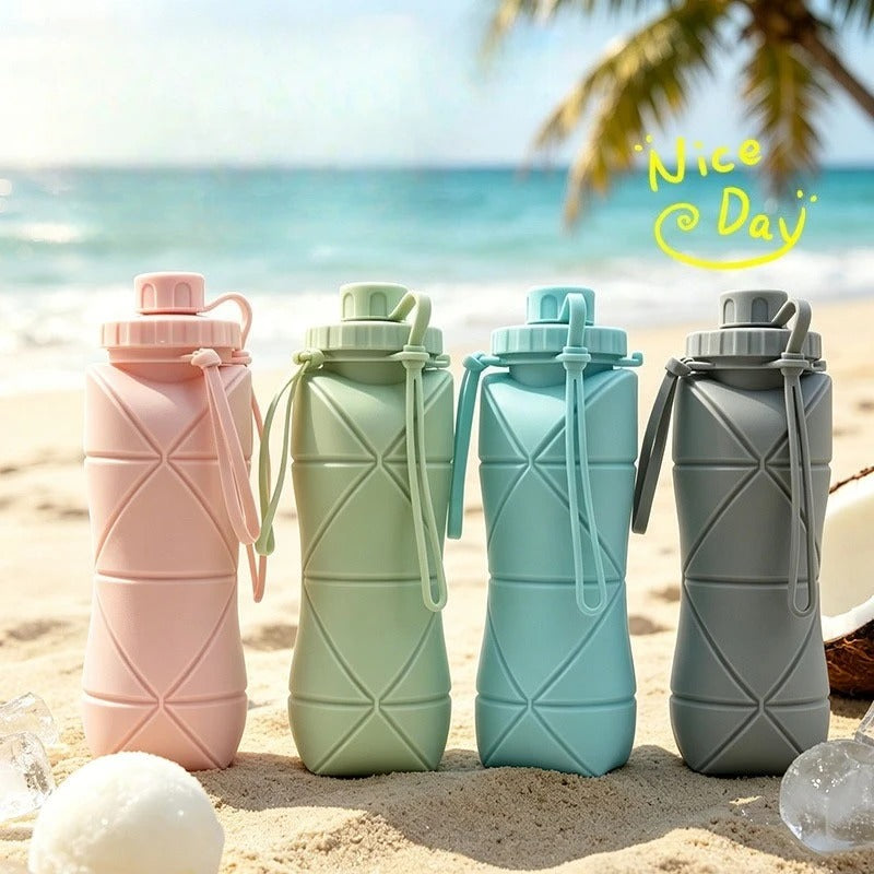 Silicone Foldable Water Bottle