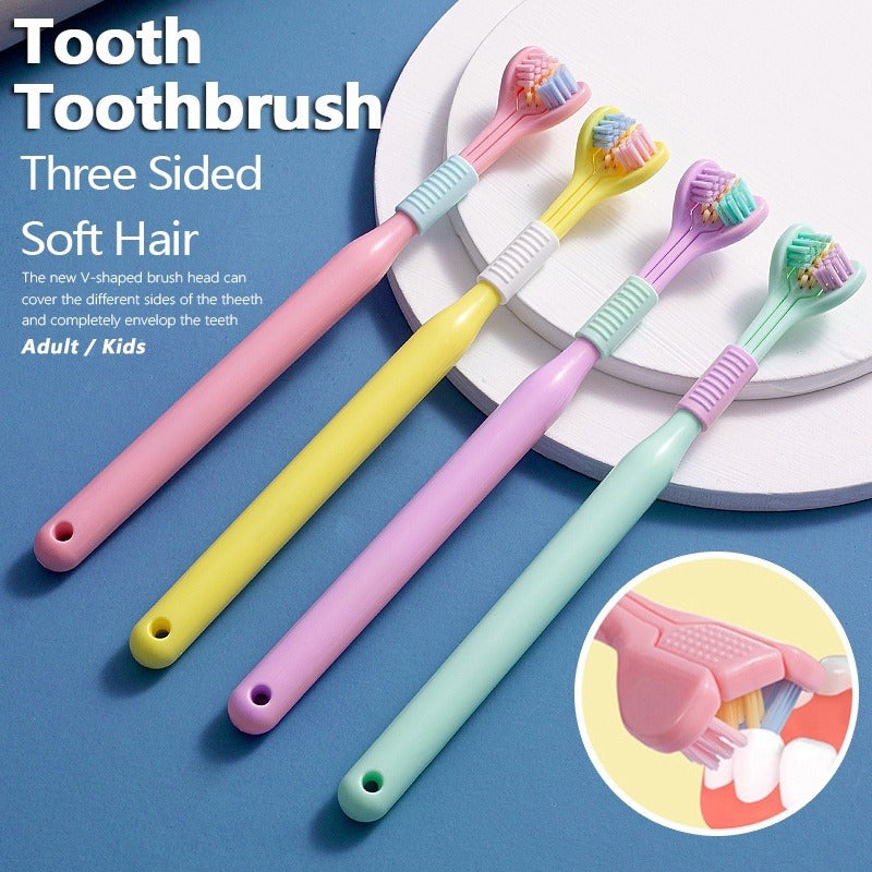 3 Sided Tooth Brush