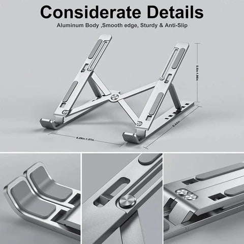 Portable Aluminium Laptop Stand