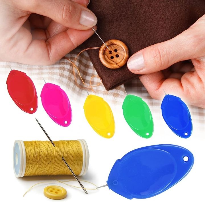 Needle Threader For Hand Sewing