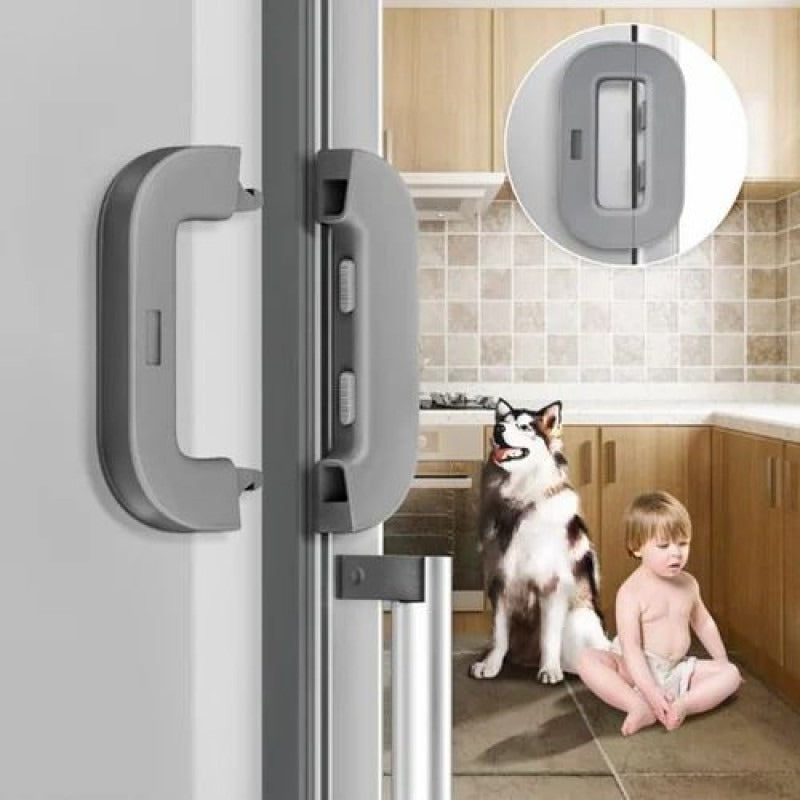 Multifunctional Refrigerator Door Lock
