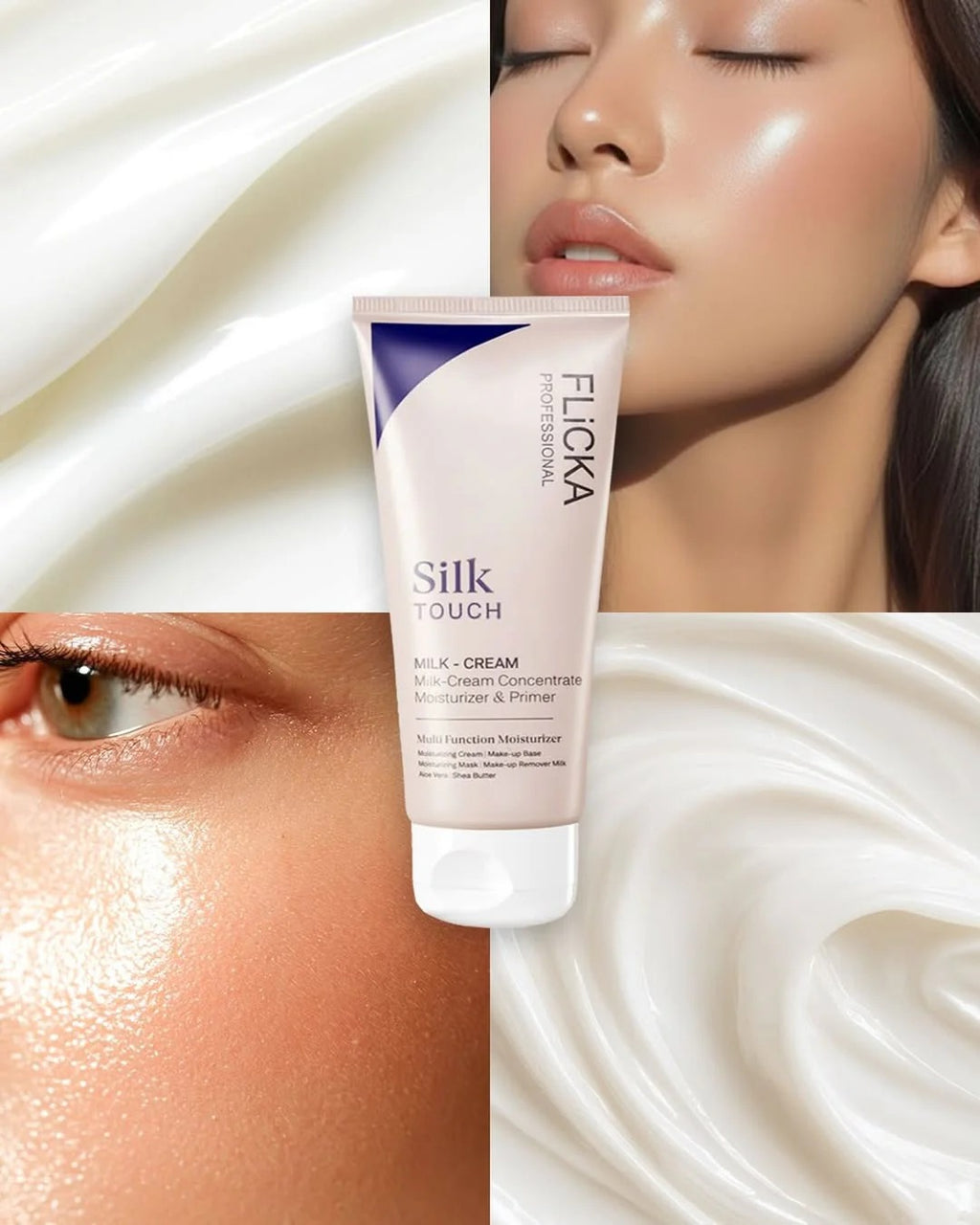 Flicka Silk Touch Milk Cream Moisturizer & Primer
