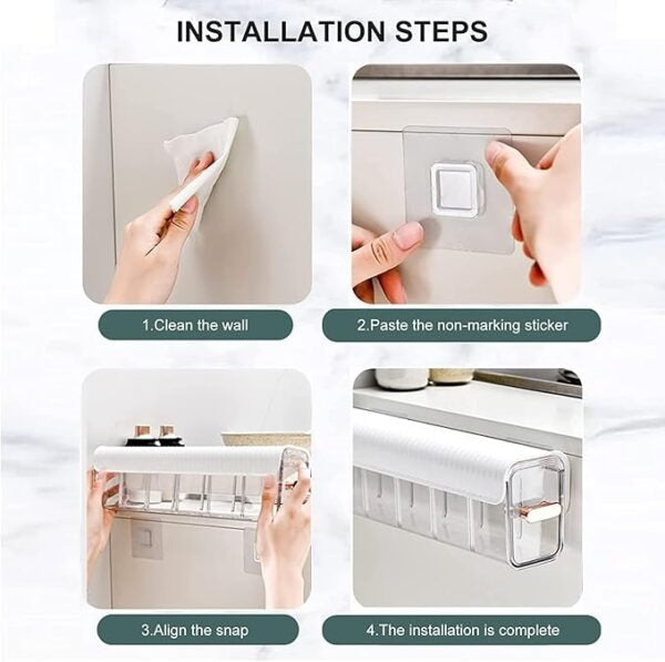 Wall Mounted 6 Slot Storage Organizer