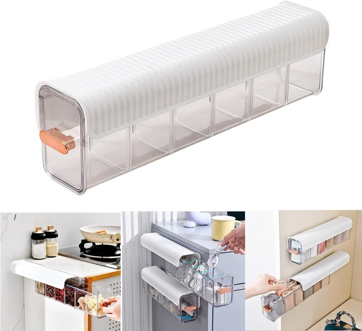 Wall Mounted 6 Slot Storage Organizer