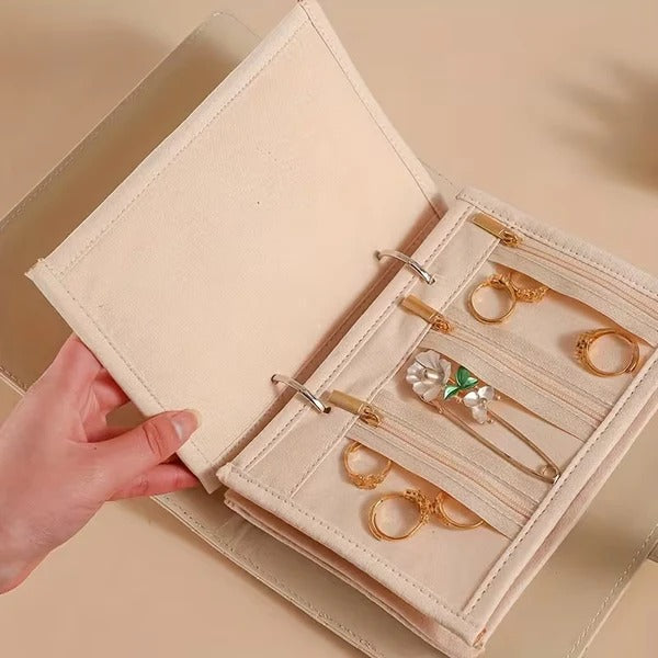 Travel Jewelry Organizer Book
