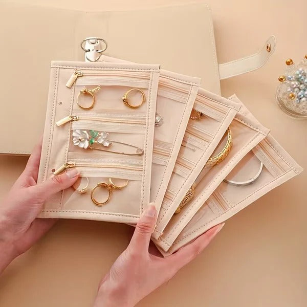 Travel Jewelry Organizer Book