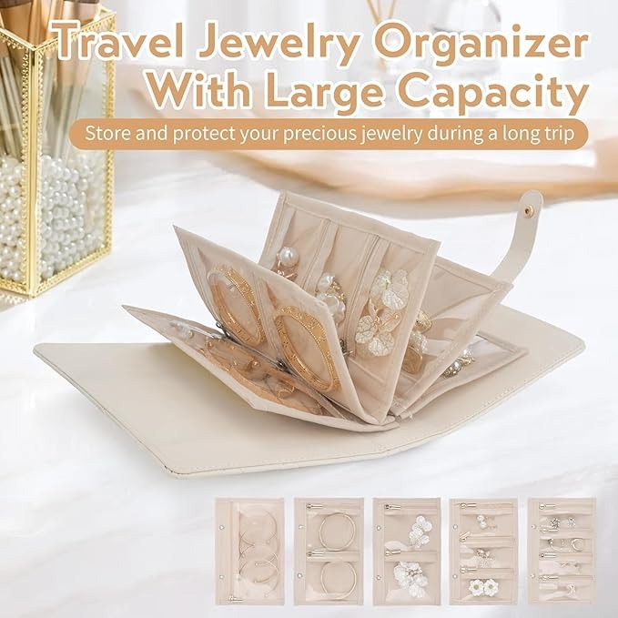 Travel Jewelry Organizer Book