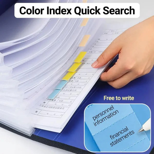Multi Layer Documents Organizer Bag