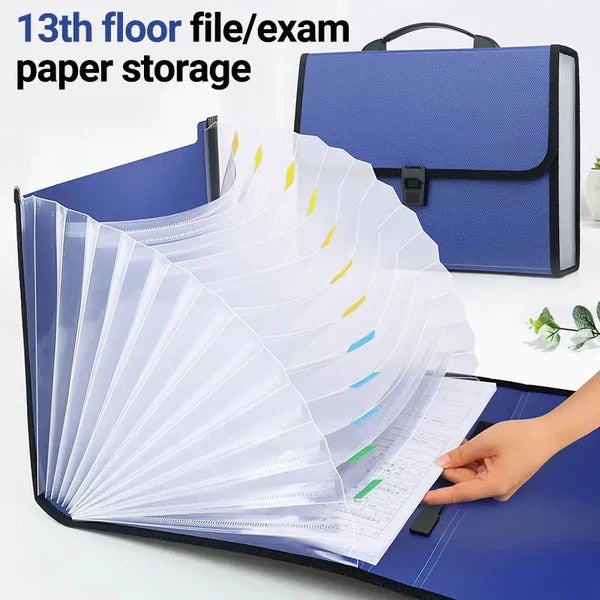 Multi Layer Documents Organizer Bag