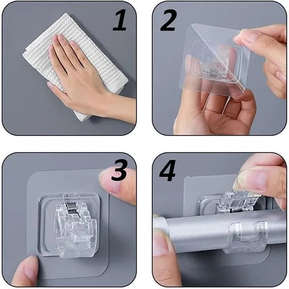 Curtain Rod Holder Hooks