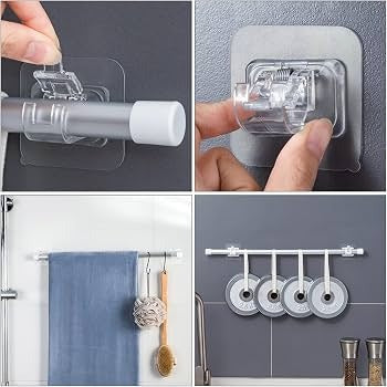 Curtain Rod Holder Hooks