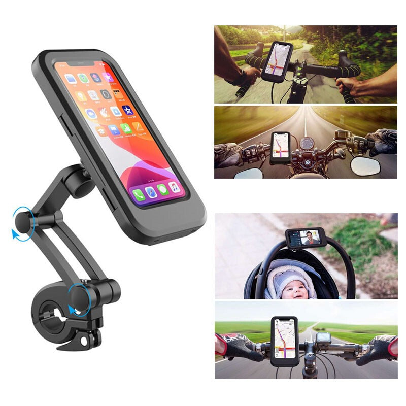 360° Waterproof Bike Phone Holder