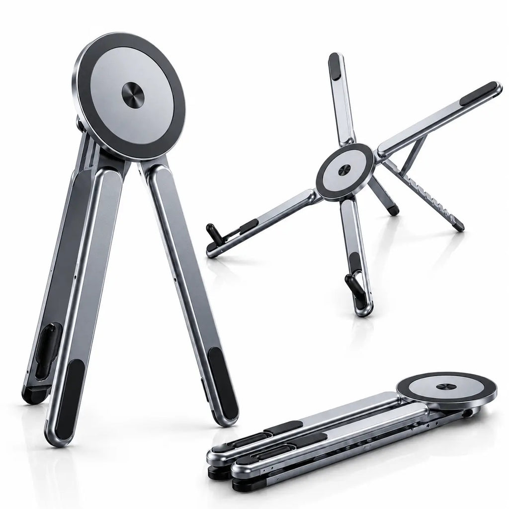 Premium Foldable Magnetic Phone & Laptop Holder