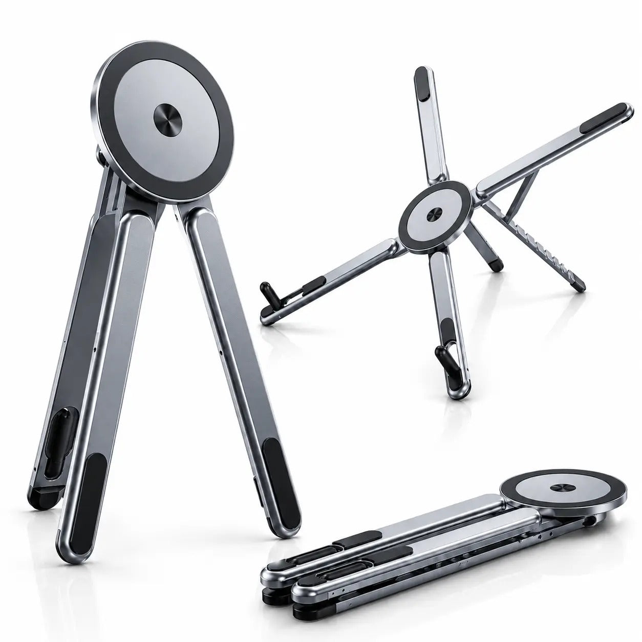 Premium Foldable Magnetic Phone & Laptop Holder